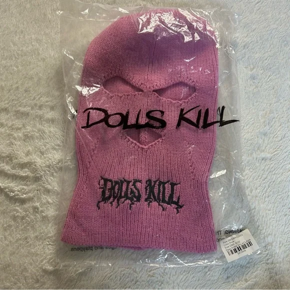 NWT pink dolls kill ski mask - Picture 1 of 3